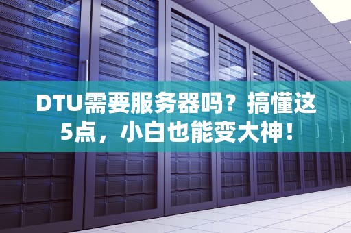 DTU需要服务器吗？搞懂这5点，小白也能变大神！