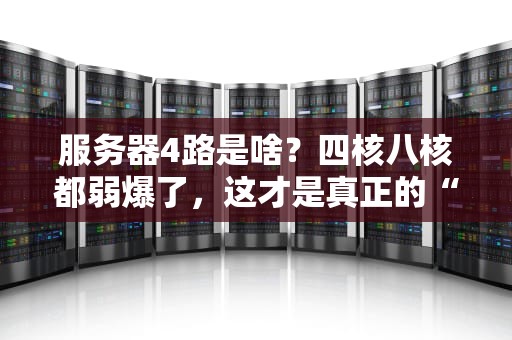 服务器4路是啥？四核八核都弱爆了，这才是真正的“性能怪兽”！