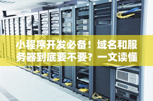小程序开发必备！域名和服务器到底要不要？一文读懂技术小白也能秒懂