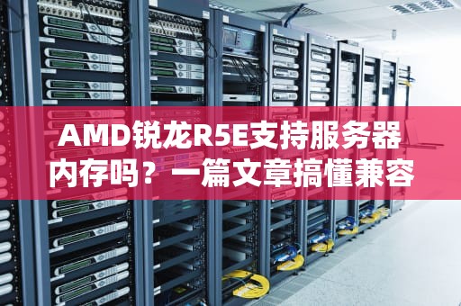 AMD锐龙R5E支持服务器内存吗？一篇文章搞懂兼容性与性能真相！