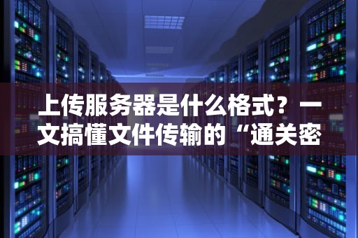 上传服务器是什么格式？一文搞懂文件传输的“通关密码”！