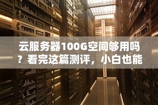云服务器100G空间够用吗？看完这篇测评，小白也能变老司机！
