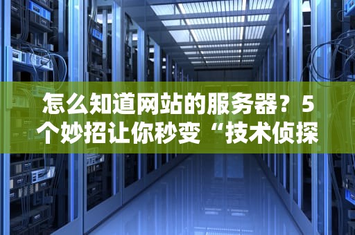 怎么知道网站的服务器？5个妙招让你秒变“技术侦探”！