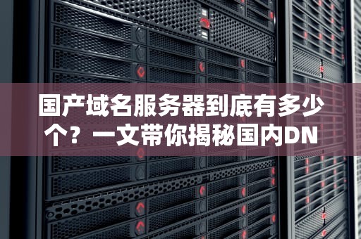 国产域名服务器到底有多少个？一文带你揭秘国内DNS江湖！