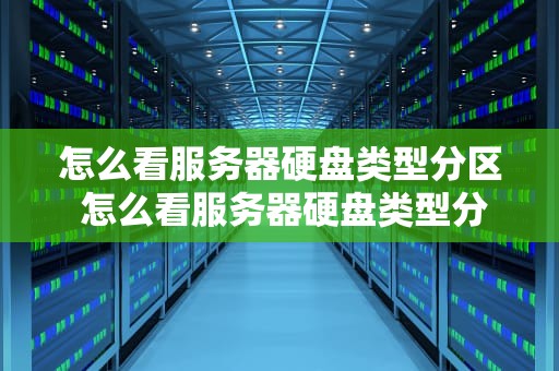怎么看服务器硬盘类型分区 怎么看服务器硬盘类型分区参数