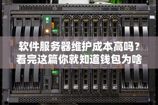 软件服务器维护成本高吗？看完这篇你就知道钱包为啥瘦了！