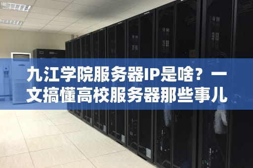 九江学院服务器IP是啥？一文搞懂高校服务器那些事儿（附实用技巧）