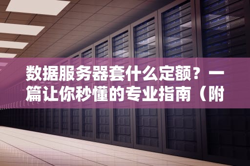 数据服务器套什么定额？一篇让你秒懂的专业指南（附幽默吐槽）