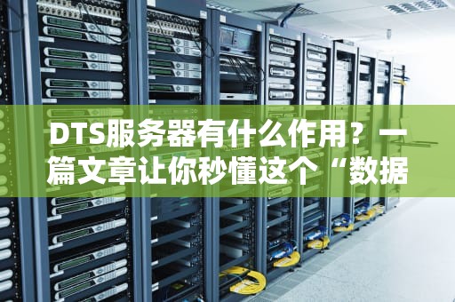 DTS服务器有什么作用？一篇文章让你秒懂这个“数据搬运工”的硬核技能！