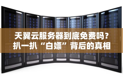 天翼云服务器到底免费吗？扒一扒“白嫖”背后的真相！