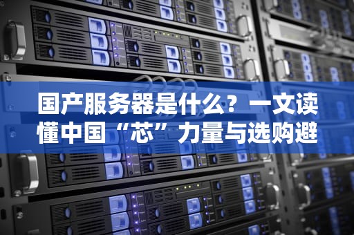 国产服务器是什么？一文读懂中国“芯”力量与选购避坑指南！