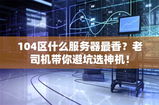 104区什么服务器最香？老司机带你避坑选神机！