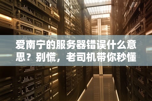爱南宁的服务器错误什么意思？别慌，老司机带你秒懂+解决方案！