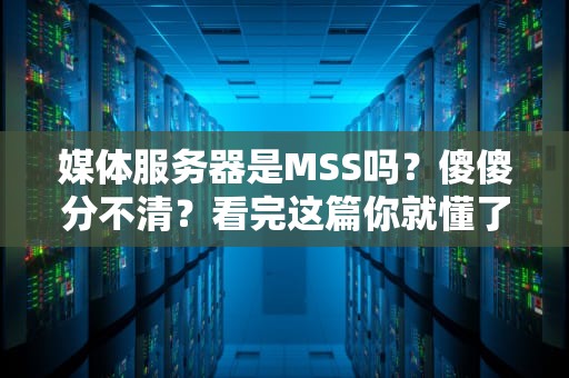 媒体服务器是MSS吗？傻傻分不清？看完这篇你就懂了！