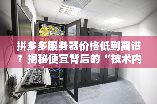 拼多多服务器价格低到离谱？揭秘便宜背后的“技术内幕”！