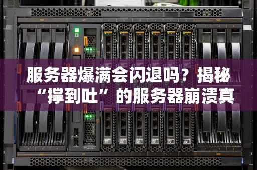 服务器爆满会闪退吗？揭秘“撑到吐”的服务器崩溃真相！