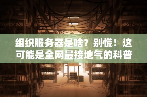 组织服务器是啥？别慌！这可能是全网最接地气的科普指南