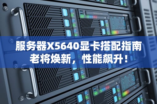 服务器X5640显卡搭配指南老将焕新，性能飙升！