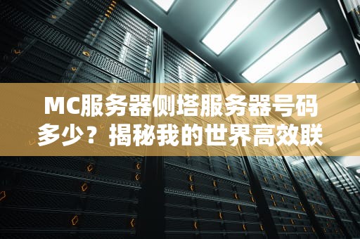 MC服务器侧塔服务器号码多少？揭秘我的世界高效联机秘诀！
