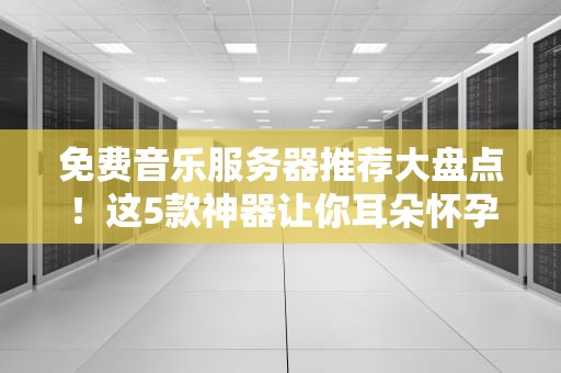 免费音乐服务器推荐大盘点！这5款神器让你耳朵怀孕不花钱！