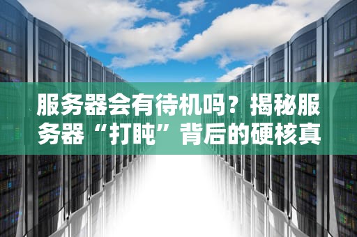 服务器会有待机吗？揭秘服务器“打盹”背后的硬核真相！