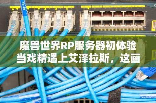 魔兽世界RP服务器初体验当戏精遇上艾泽拉斯，这画风绝了！