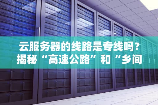 云服务器的线路是专线吗？揭秘“高速公路”和“乡间小路”的区别！
