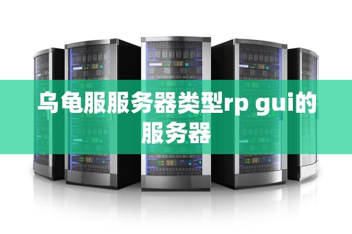 乌龟服服务器类型rp gui的服务器