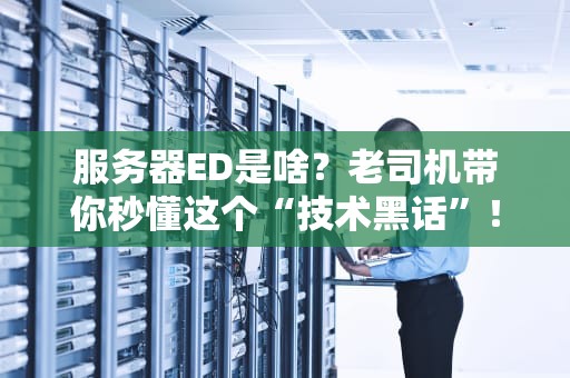 服务器ED是啥？老司机带你秒懂这个“技术黑话”！
