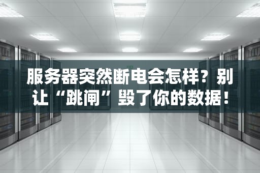 服务器突然断电会怎样？别让“跳闸”毁了你的数据！
