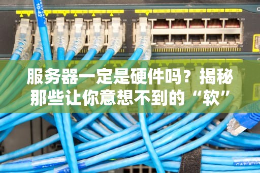 服务器一定是硬件吗？揭秘那些让你意想不到的“软”实力！