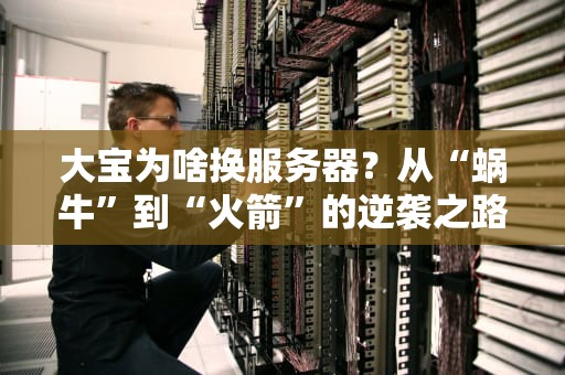 大宝为啥换服务器？从“蜗牛”到“火箭”的逆袭之路！