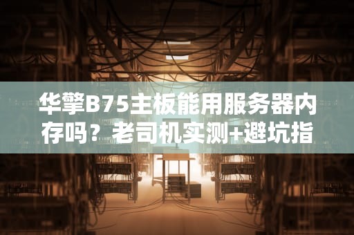 华擎B75主板能用服务器内存吗？老司机实测+避坑指南！