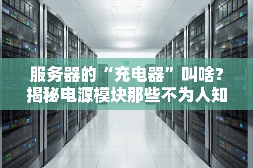 服务器的“充电器”叫啥？揭秘电源模块那些不为人知的秘密！