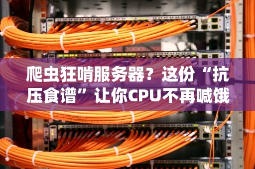 爬虫狂啃服务器？这份“抗压食谱”让你CPU不再喊饿！