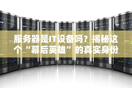 服务器是IT设备吗？揭秘这个“幕后英雄”的真实身份！