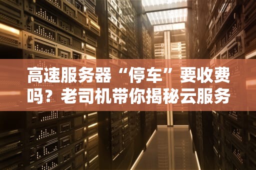 高速服务器“停车”要收费吗？老司机带你揭秘云服务商的“停车费”套路！