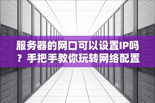 服务器的网口可以设置IP吗？手把手教你玩转网络配置！