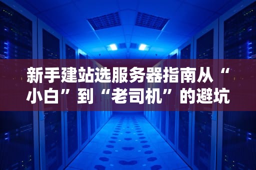 新手建站选服务器指南从“小白”到“老司机”的避坑攻略
