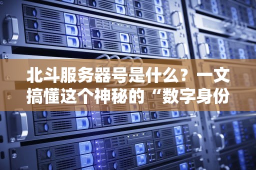 北斗服务器号是什么？一文搞懂这个神秘的“数字身份证”