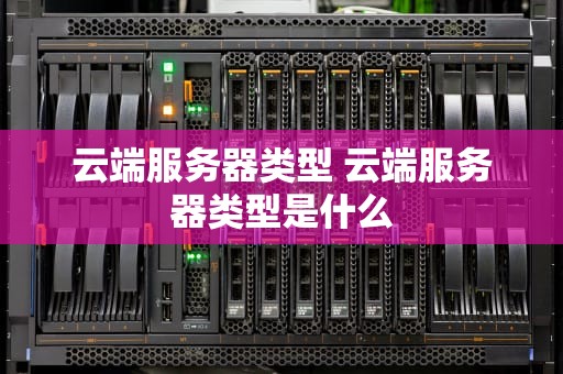 云端服务器类型 云端服务器类型是什么