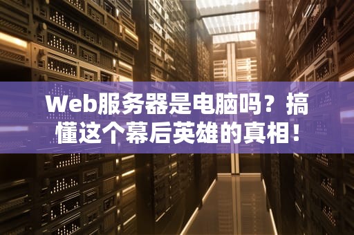 Web服务器是电脑吗？搞懂这个幕后英雄的真相！