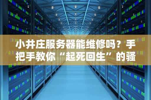 小井庄服务器能维修吗？手把手教你“起死回生”的骚操作！