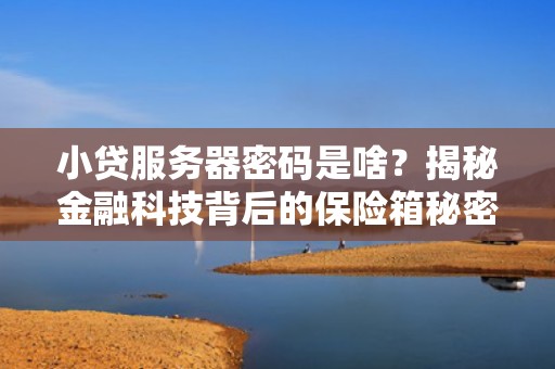 小贷服务器密码是啥？揭秘金融科技背后的保险箱秘密！