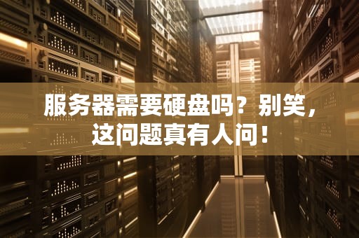 服务器需要硬盘吗？别笑，这问题真有人问！