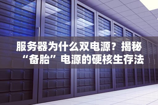 服务器为什么双电源？揭秘“备胎”电源的硬核生存法则！