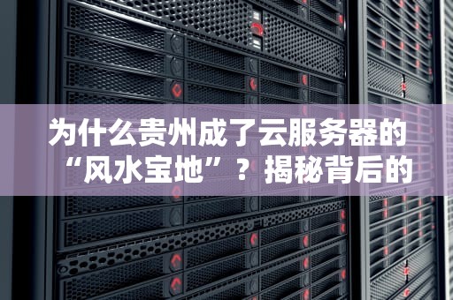 为什么贵州成了云服务器的“风水宝地”？揭秘背后的科技玄机！