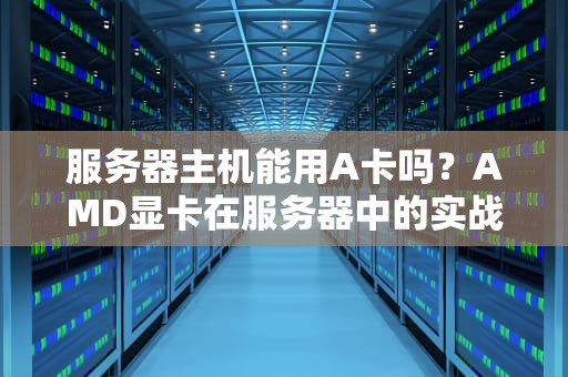 服务器主机能用A卡吗？AMD显卡在服务器中的实战测评与避坑指南