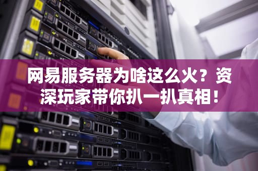 网易服务器为啥这么火？资深玩家带你扒一扒真相！