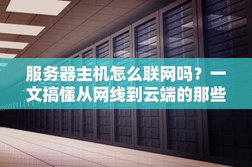 服务器主机怎么联网吗？一文搞懂从网线到云端的那些事儿！